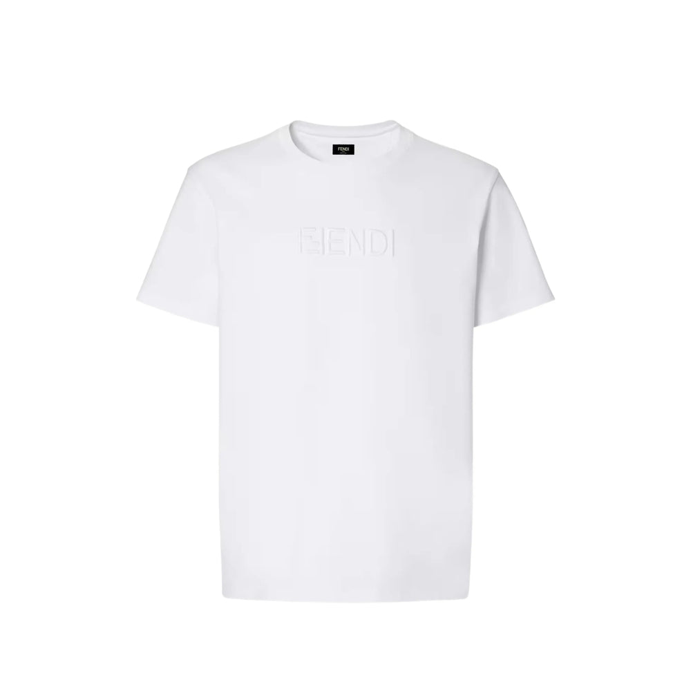 Fendi White T-Shirts & Vests - T-Shirts Men FENDI