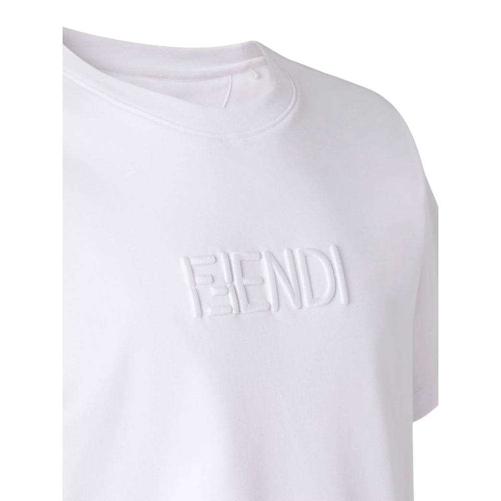 Fendi White T-Shirts & Vests - T-Shirts Men FENDI