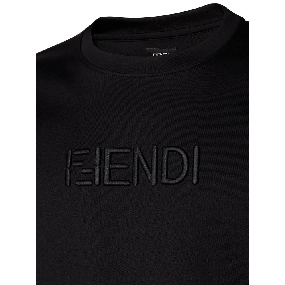 Fendi Black T-Shirts & Vests - T-Shirts Men FENDI