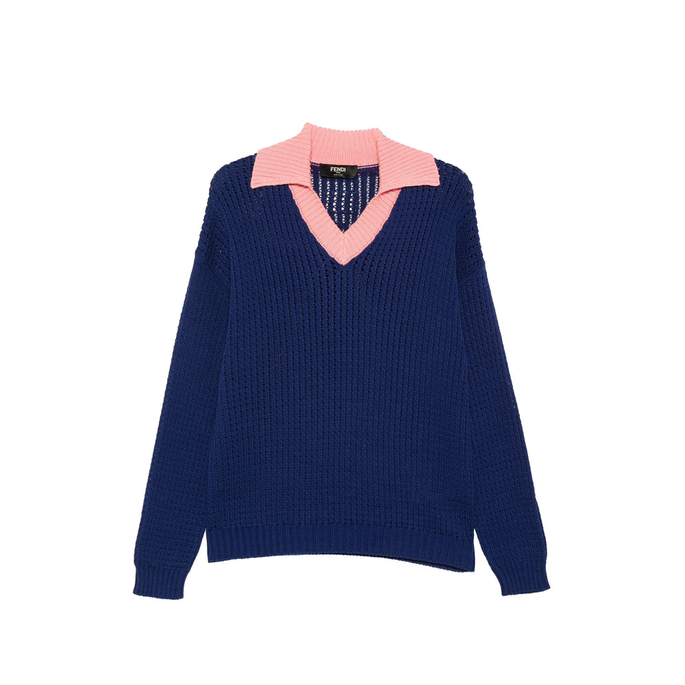 Fendi Blue Sweaters & Knitwear - Jumpers Men FENDI