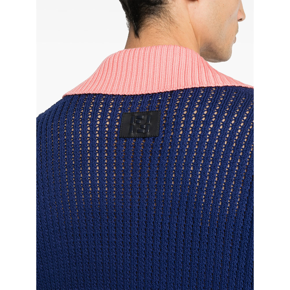 Fendi Blue Sweaters & Knitwear - Jumpers Men FENDI