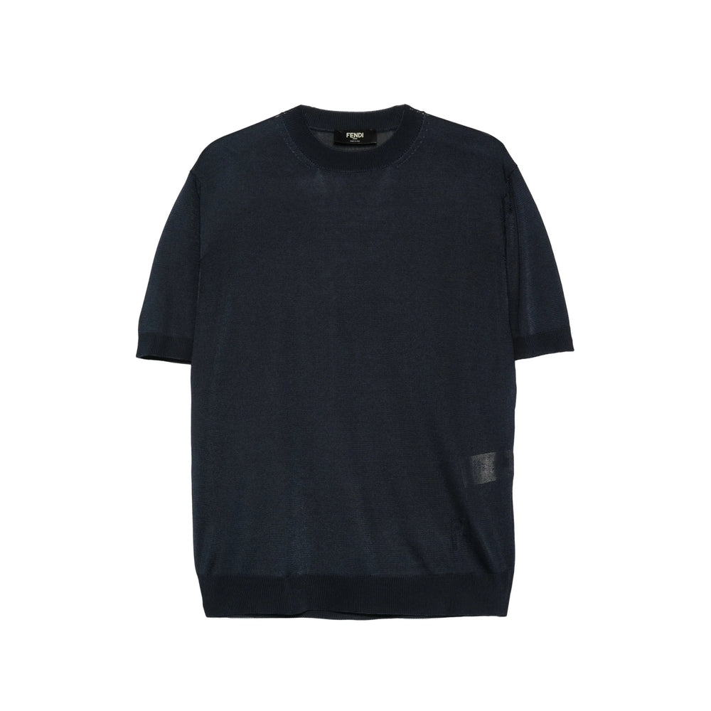 Fendi Blue T-Shirts & Vests - T-Shirts Men FENDI