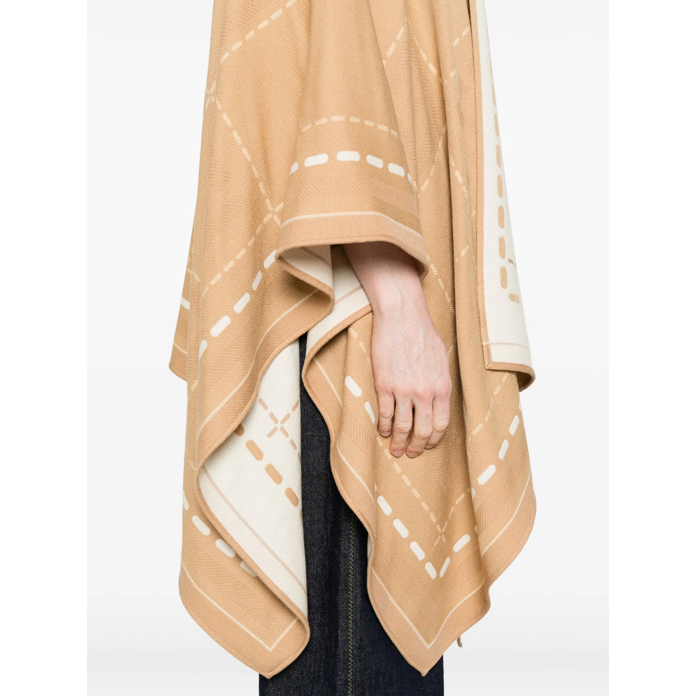Fendi Neutrals Coats - Capes Women FENDI