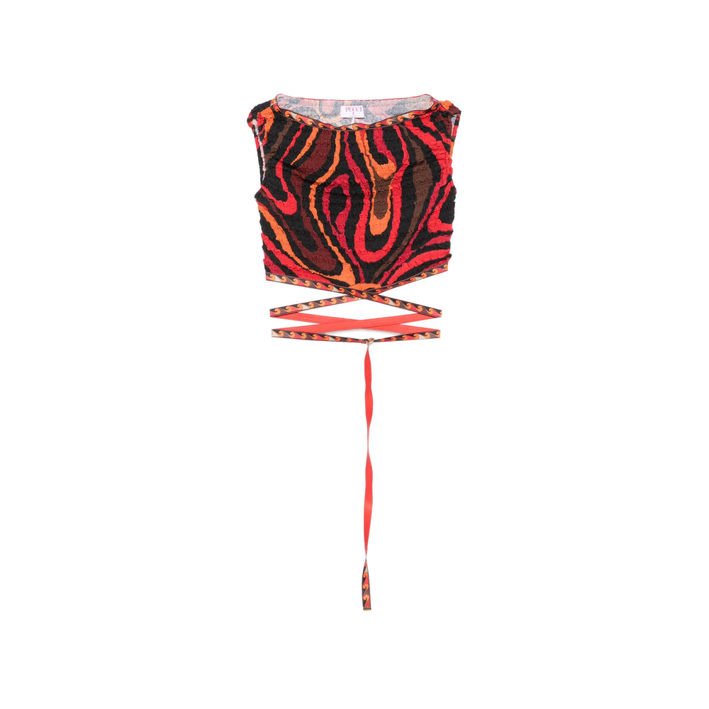 Pucci Red Tops - Vests & Tank Tops Women PUCCI