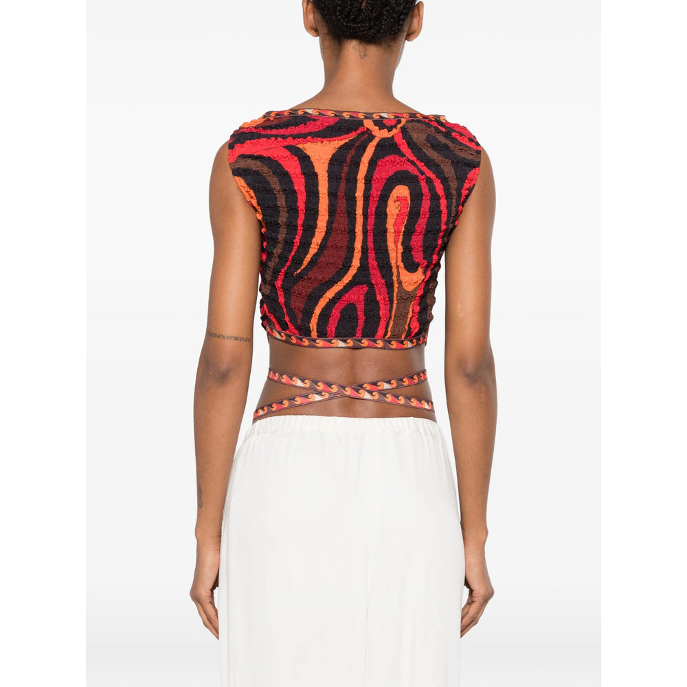 Pucci Red Tops - Vests & Tank Tops Women PUCCI