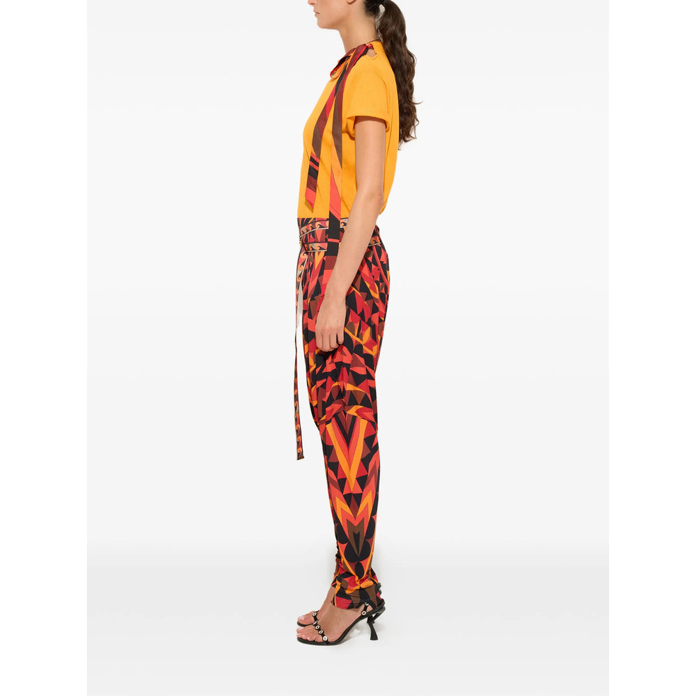 Pucci Black Trousers - Tapered Trousers Women PUCCI