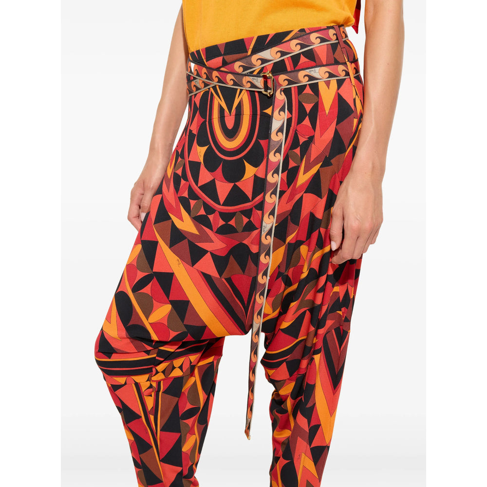 Pucci Black Trousers - Tapered Trousers Women PUCCI