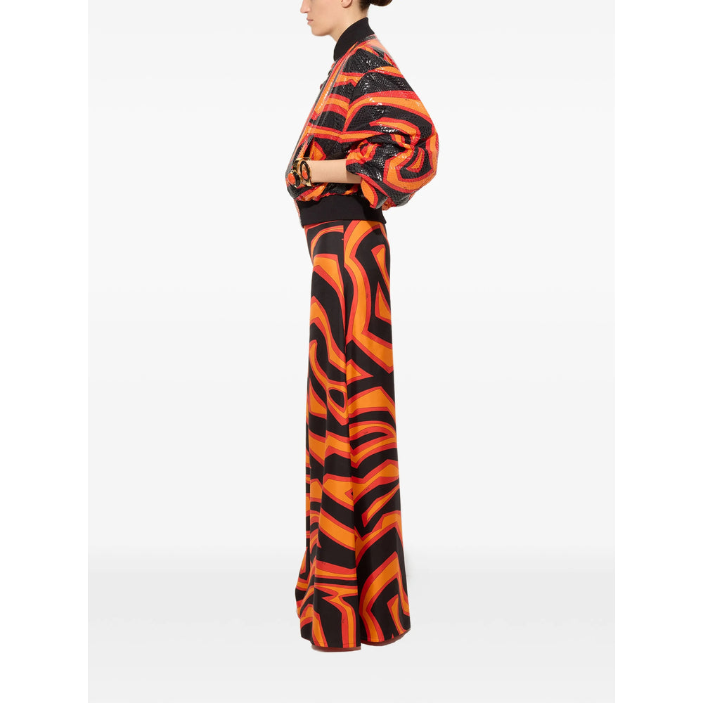 Pucci Orange Jackets - Bomber Jackets Women PUCCI