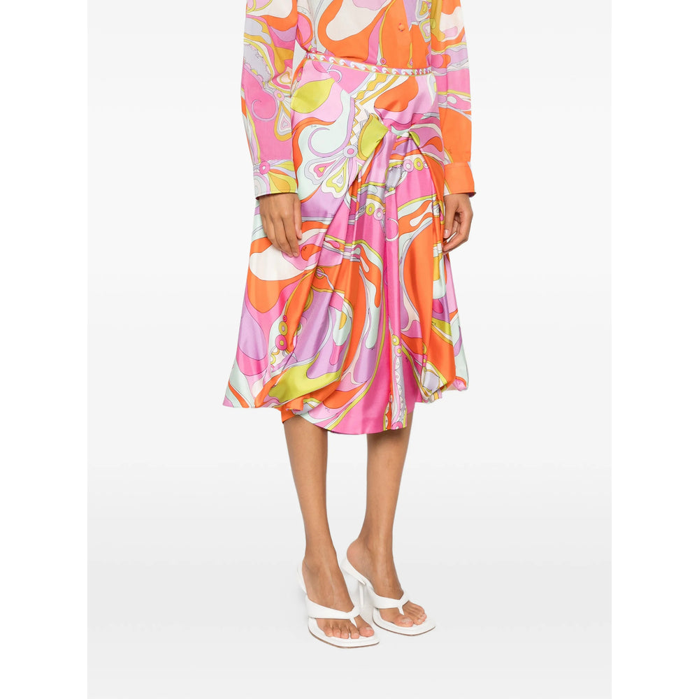 Pucci Pink Trousers - High-Waisted Trousers Women PUCCI