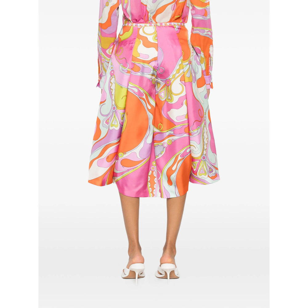 Pucci Pink Trousers - High-Waisted Trousers Women PUCCI