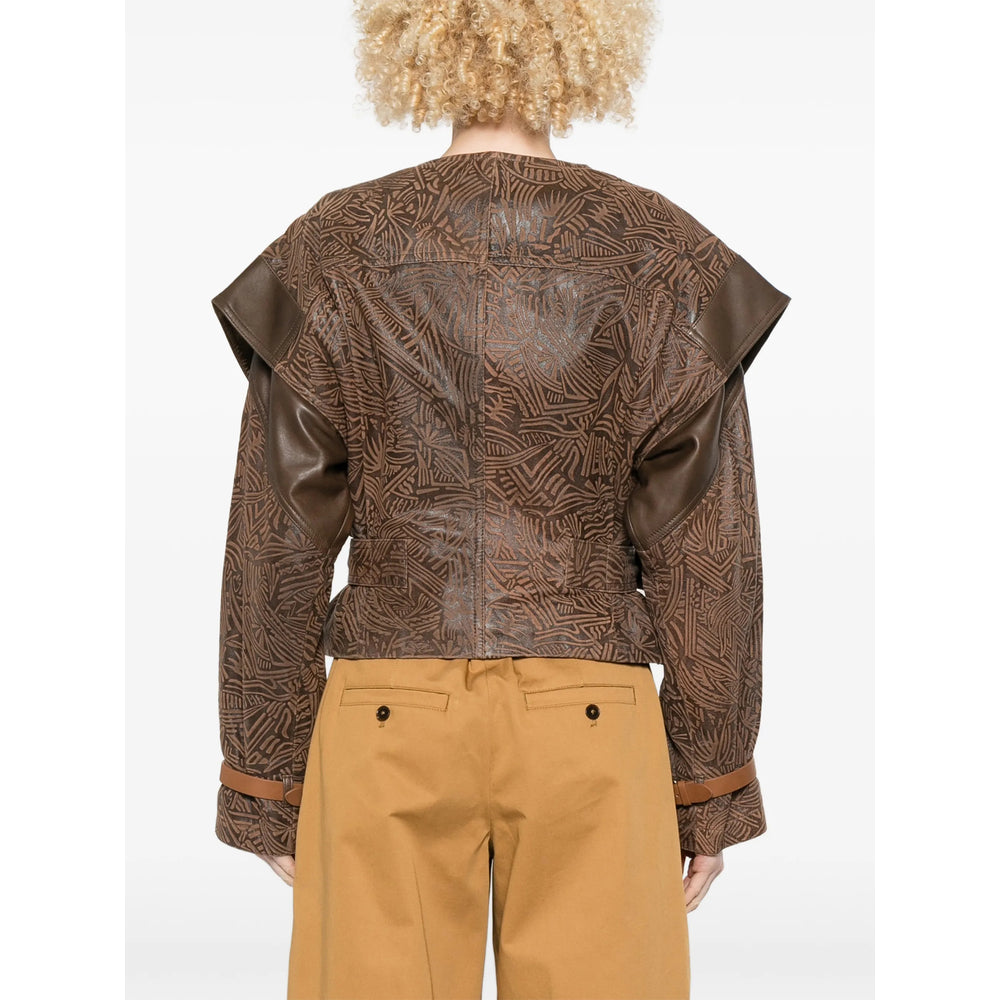 Isabel Marant Brown Jackets - Cropped Jackets Women ISABEL MARANT