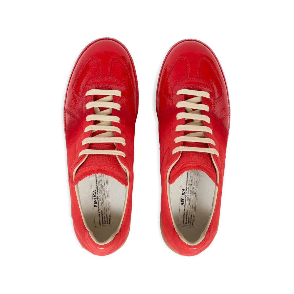 Maison Margiela Red Trainers - Low-Tops Men MAISON MARGIELA