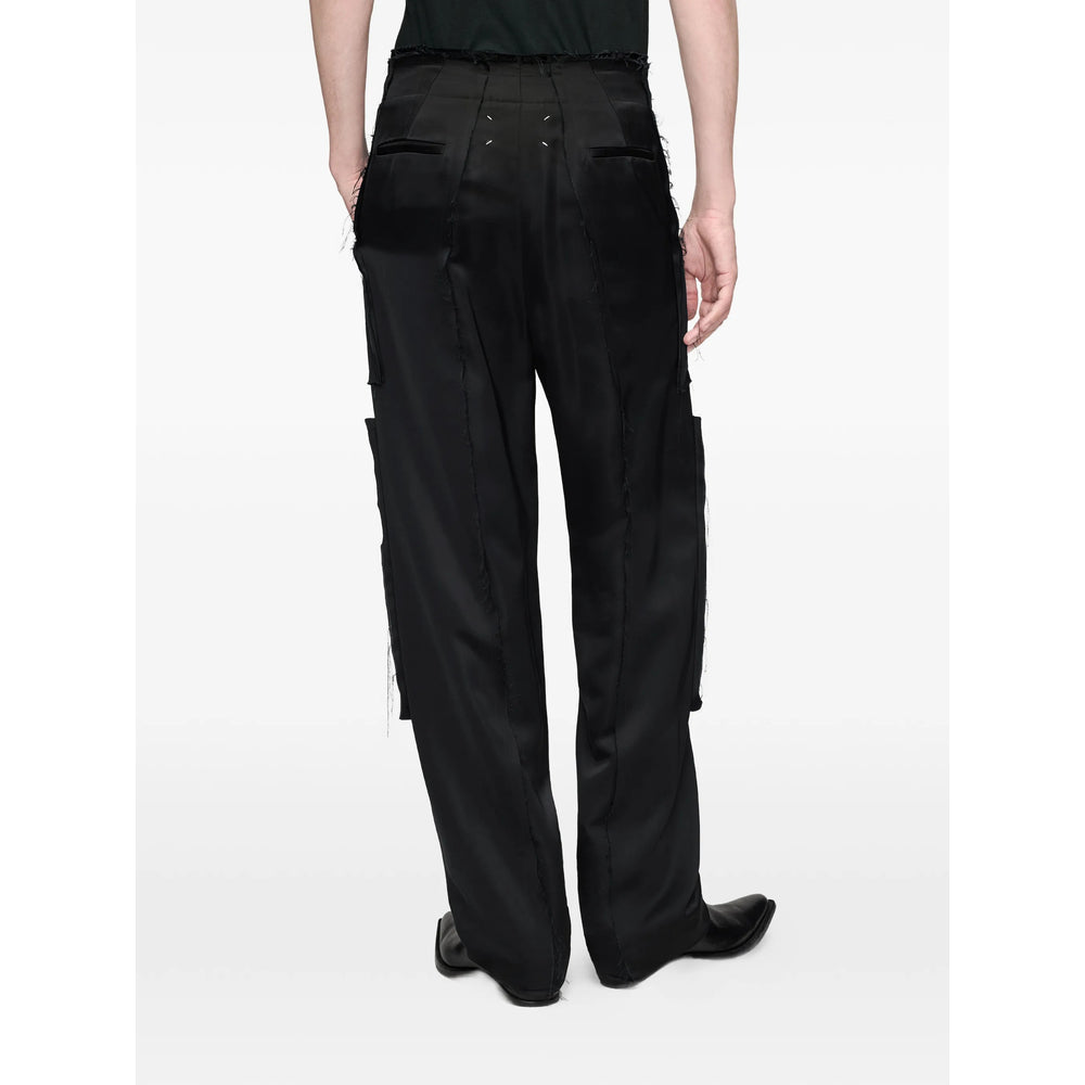 Maison Margiela Black Trousers - Regular & Straight-Leg Trousers Men MAISON MARGIELA