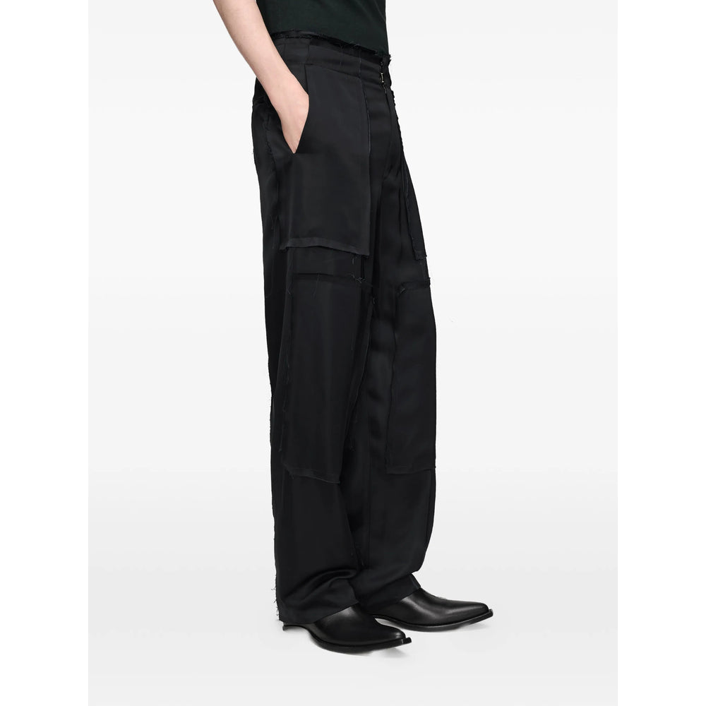 Maison Margiela Black Trousers - Regular & Straight-Leg Trousers Men MAISON MARGIELA