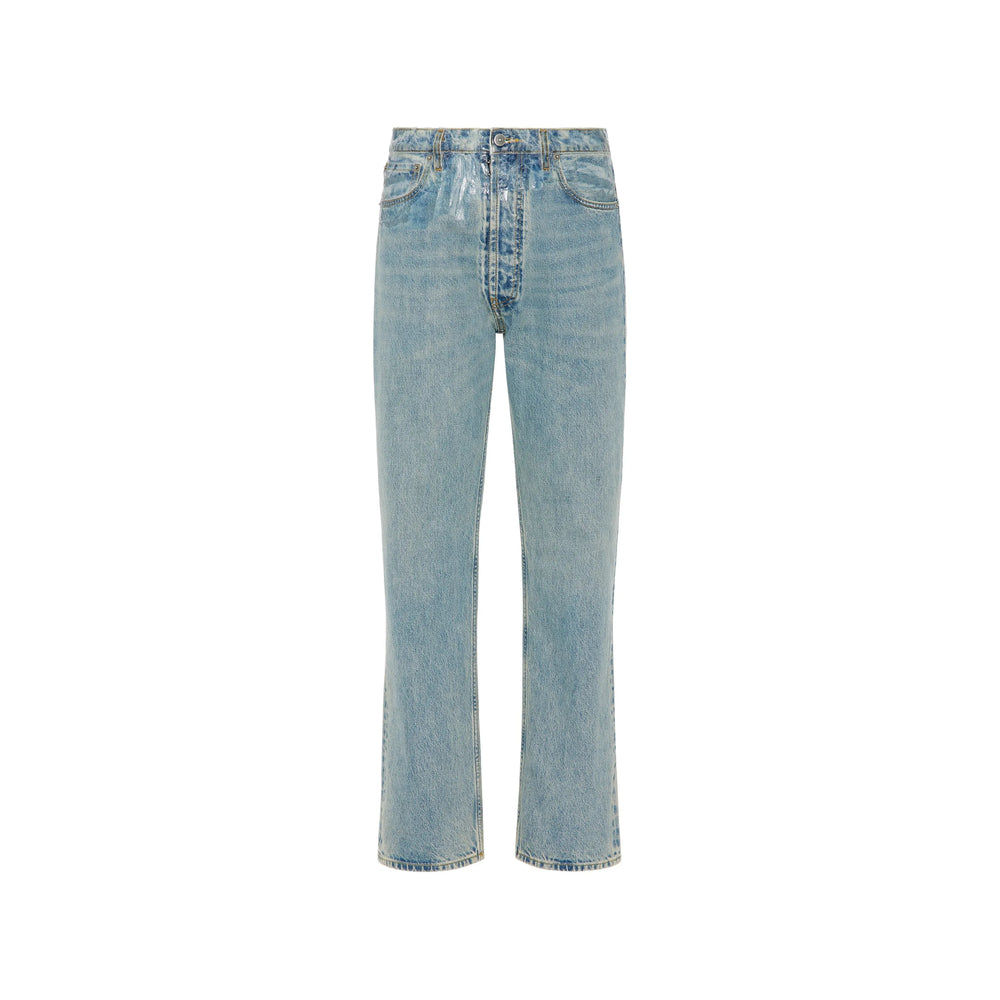 Maison Margiela Blue Denim - Regular & Straight-Leg Jeans Men MAISON MARGIELA