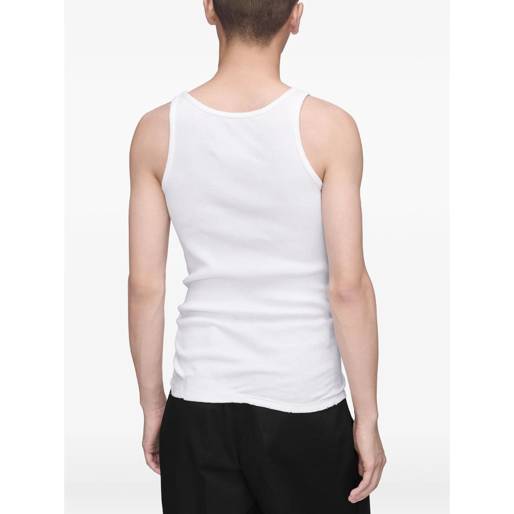 Maison Margiela White T-Shirts & Vests - Vests & Tanks Men MAISON MARGIELA