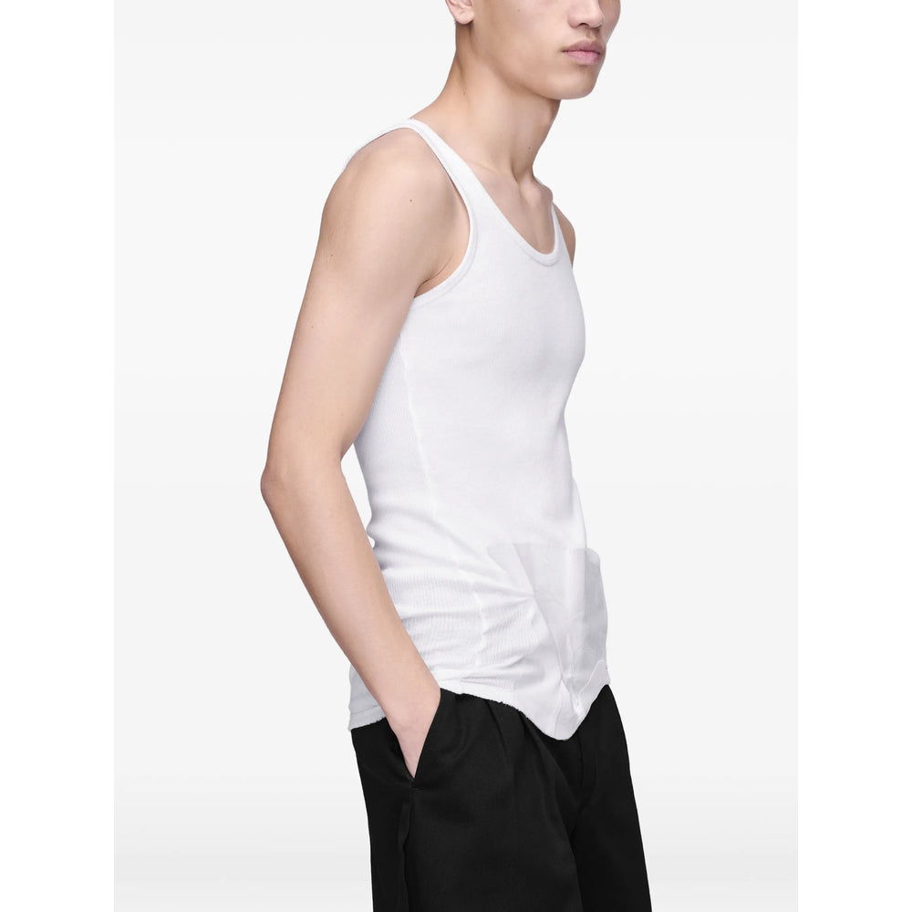 Maison Margiela White T-Shirts & Vests - Vests & Tanks Men MAISON MARGIELA