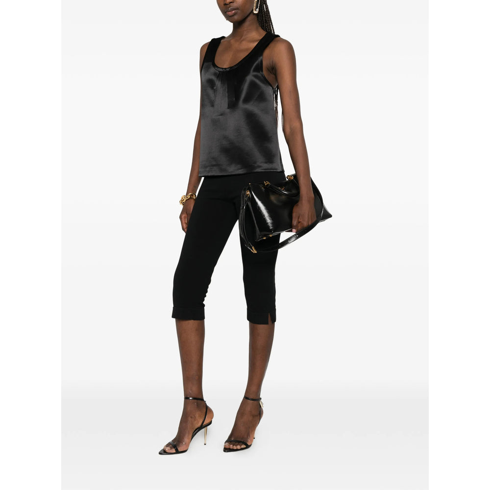 Saint Laurent Black Tops - Vests & Tank Tops Women SAINT LAURENT