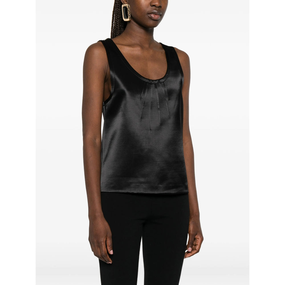 Saint Laurent Black Tops - Vests & Tank Tops Women SAINT LAURENT