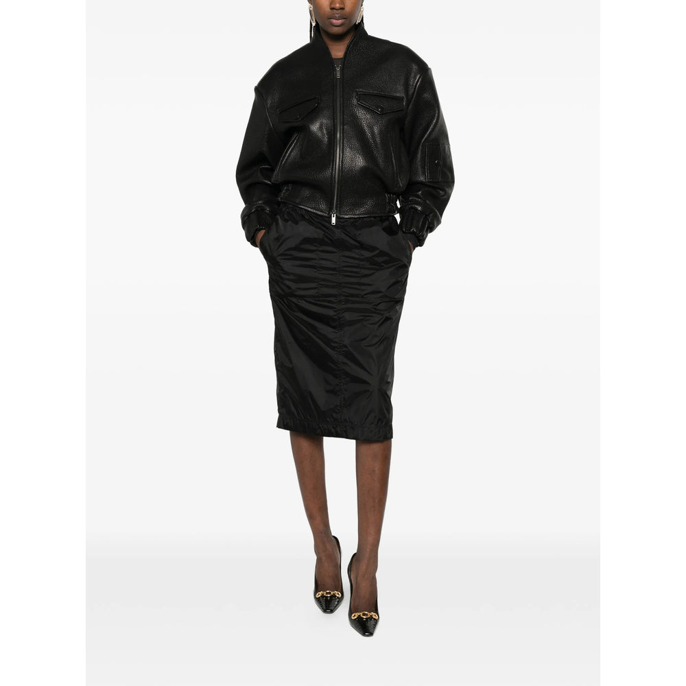 Saint Laurent Black Skirts - Straight Skirts Women SAINT LAURENT
