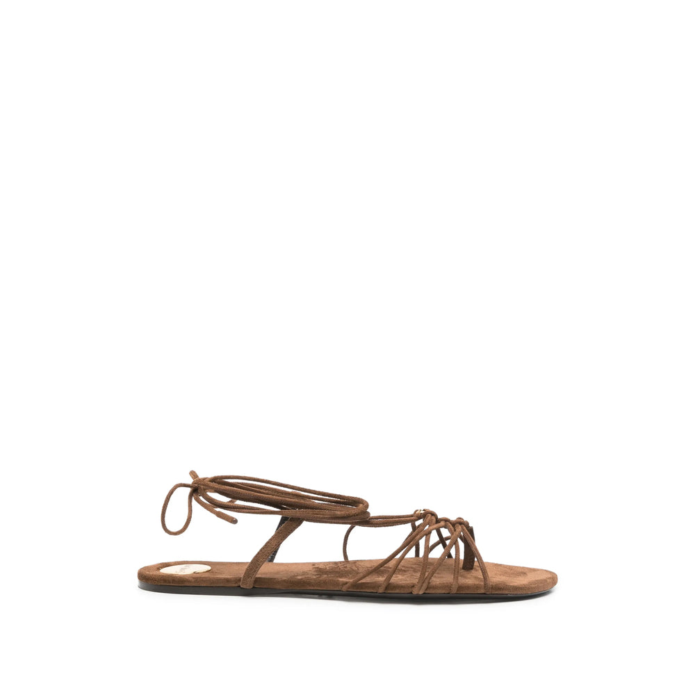 Saint Laurent Brown Shoes Women SAINT LAURENT