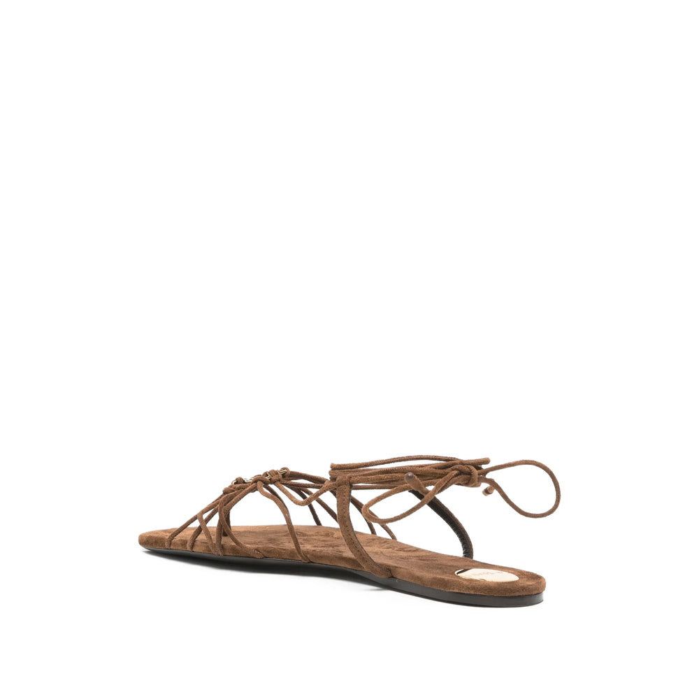 Saint Laurent Brown Shoes Women SAINT LAURENT