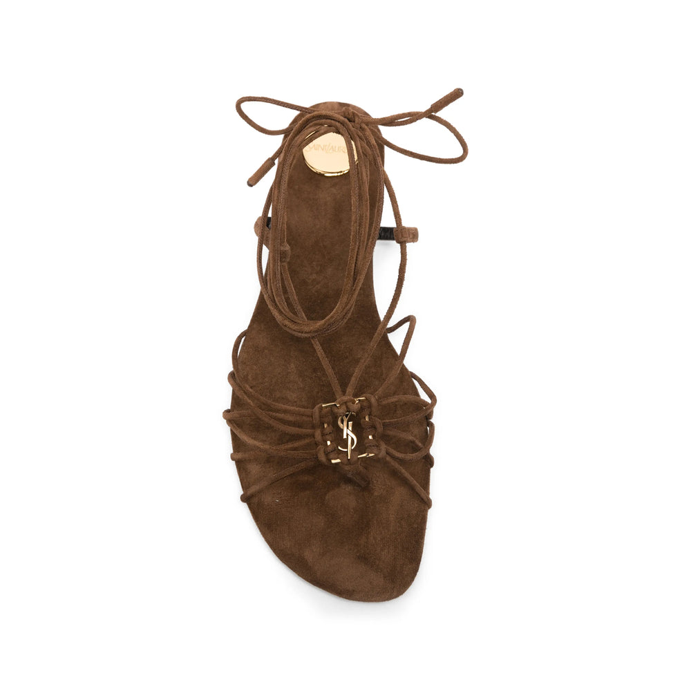 Saint Laurent Brown Shoes Women SAINT LAURENT
