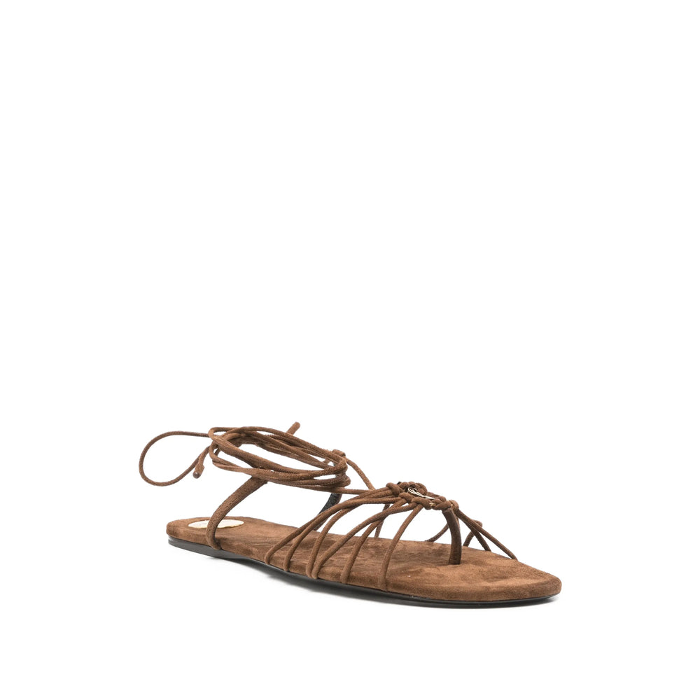 Saint Laurent Brown Shoes Women SAINT LAURENT