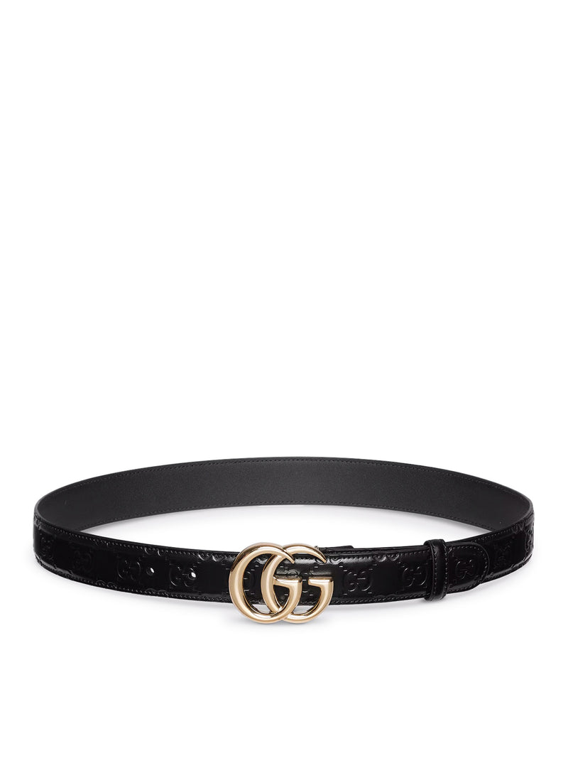 Gucci Women Gg Marmont Thin Belt GUCCI