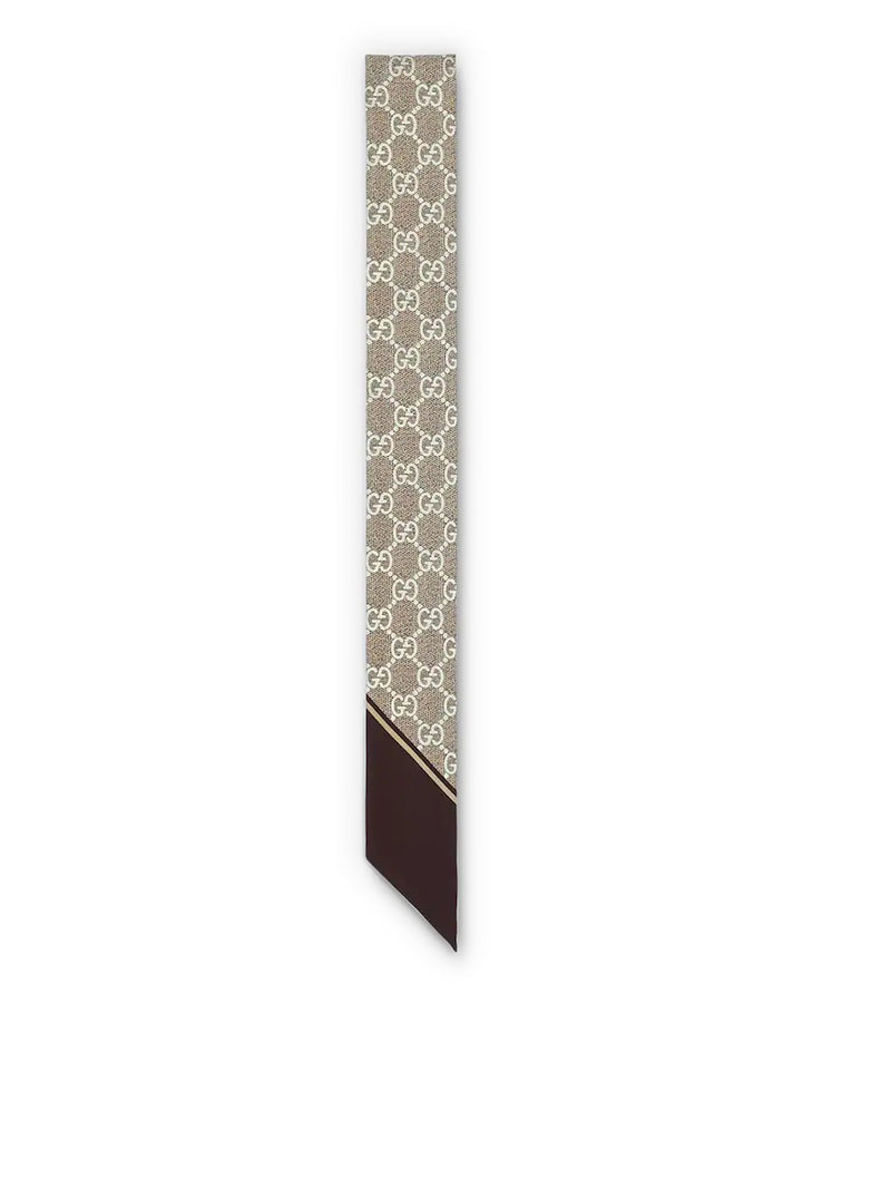 Gucci Women Printed Silk Ribbon GUCCI