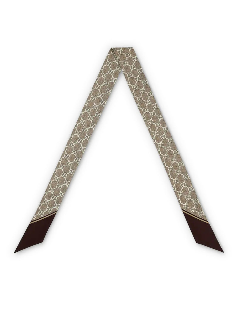 Gucci Women Printed Silk Ribbon GUCCI