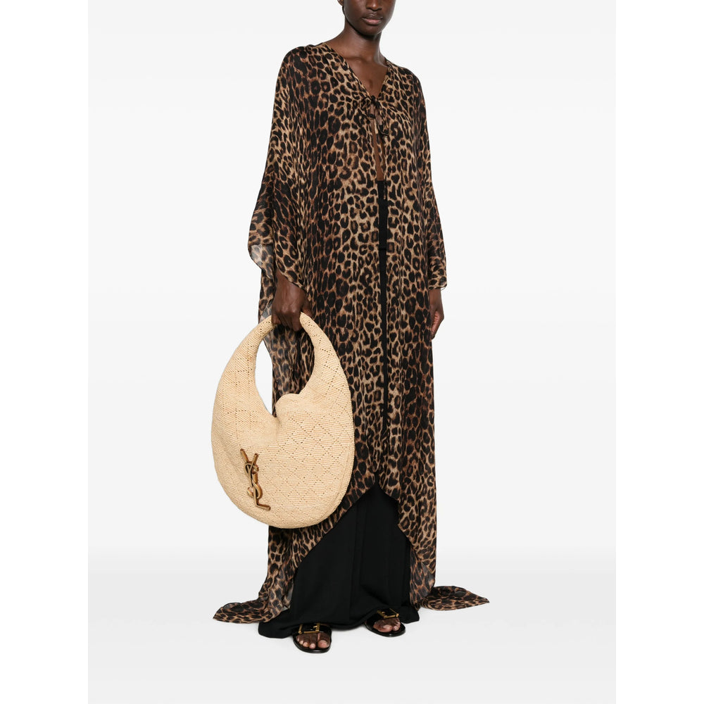 Saint Laurent Brown Jackets - Capes & Ponchos Women SAINT LAURENT