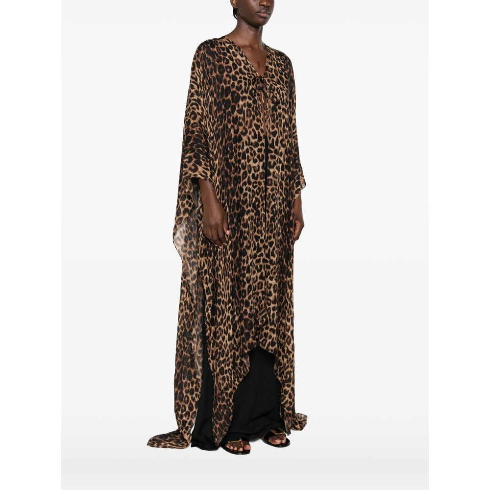 Saint Laurent Brown Jackets - Capes & Ponchos Women SAINT LAURENT