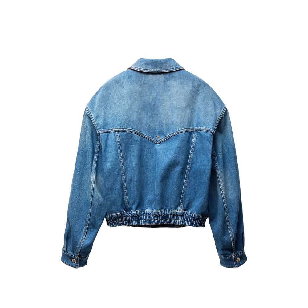 Versace Blue Jackets - Denim Jackets Men VERSACE