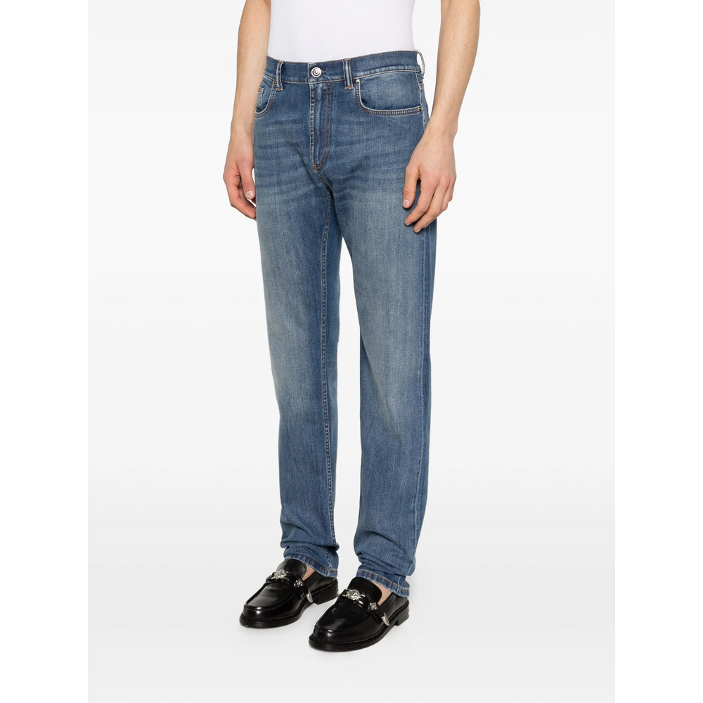 Versace Blue Denim - Regular & Straight-Leg Jeans Men VERSACE