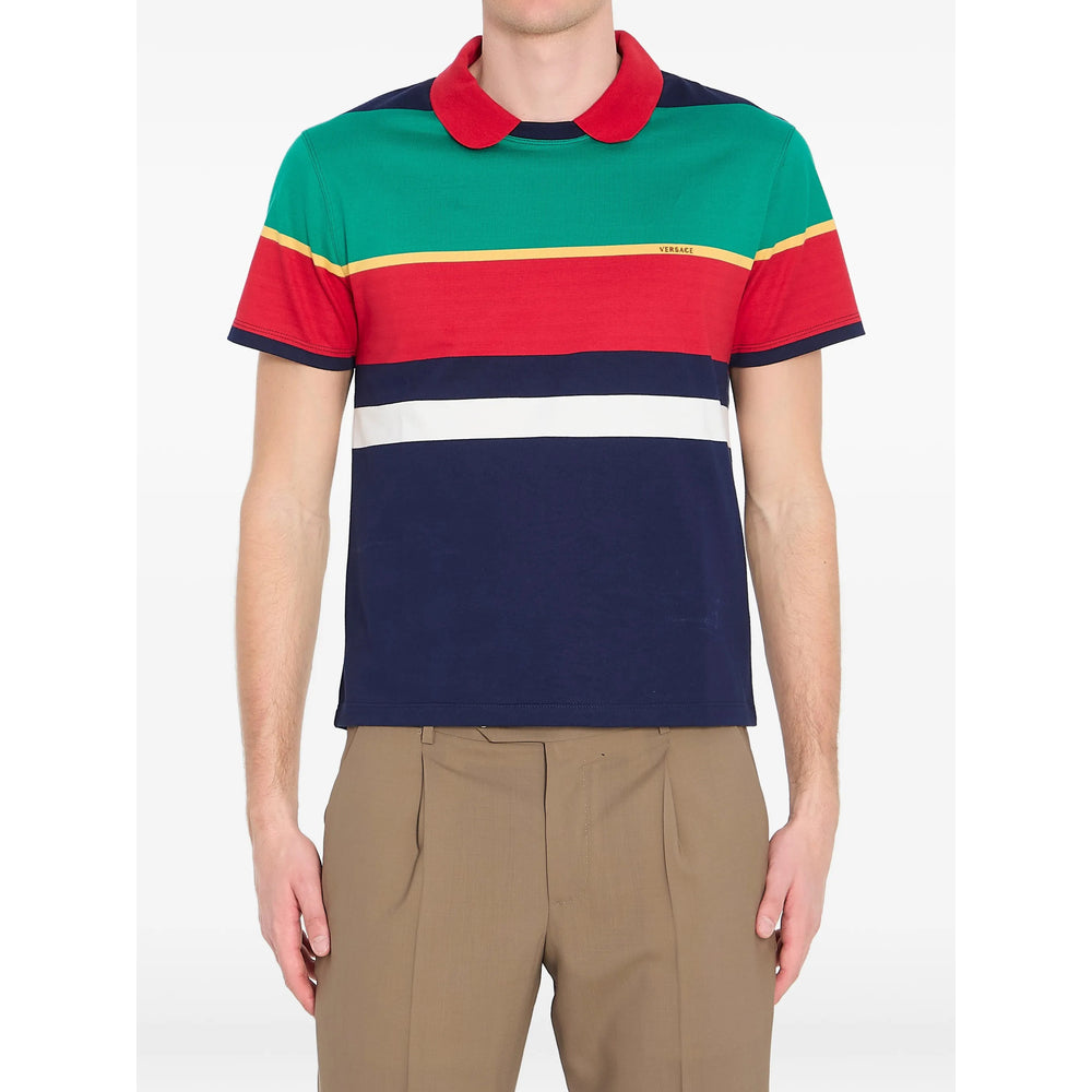 Versace Blue T-Shirts & Vests - T-Shirts Men VERSACE