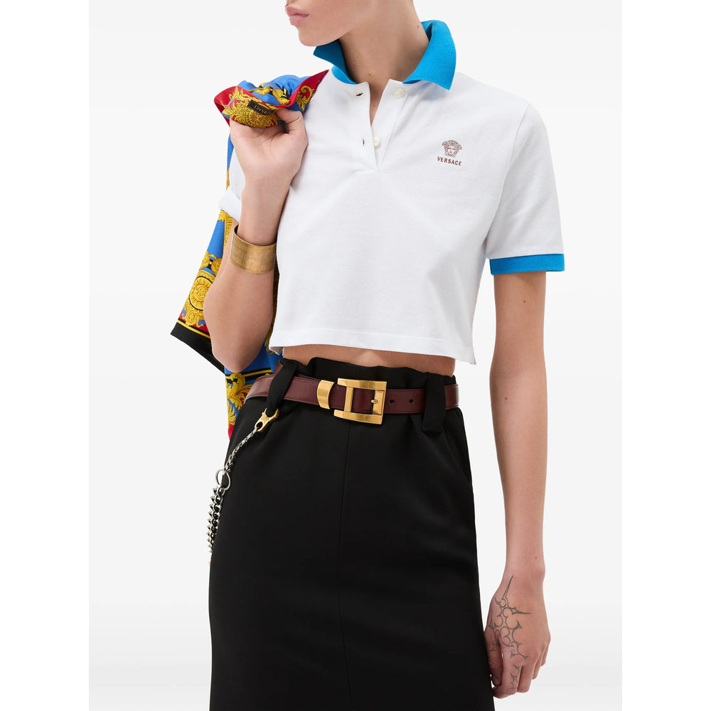 Versace White Tops - Polo Tops Women VERSACE