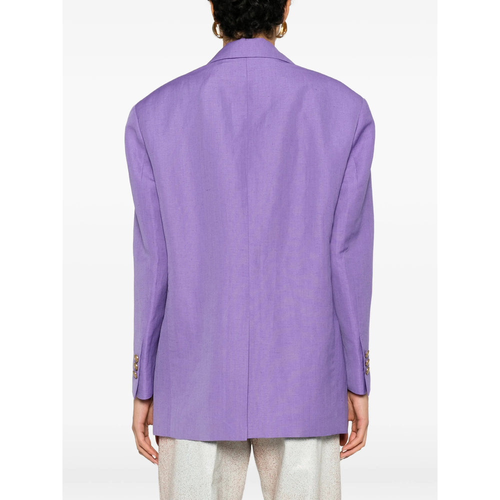 Versace Purple Jackets - Blazers Women VERSACE