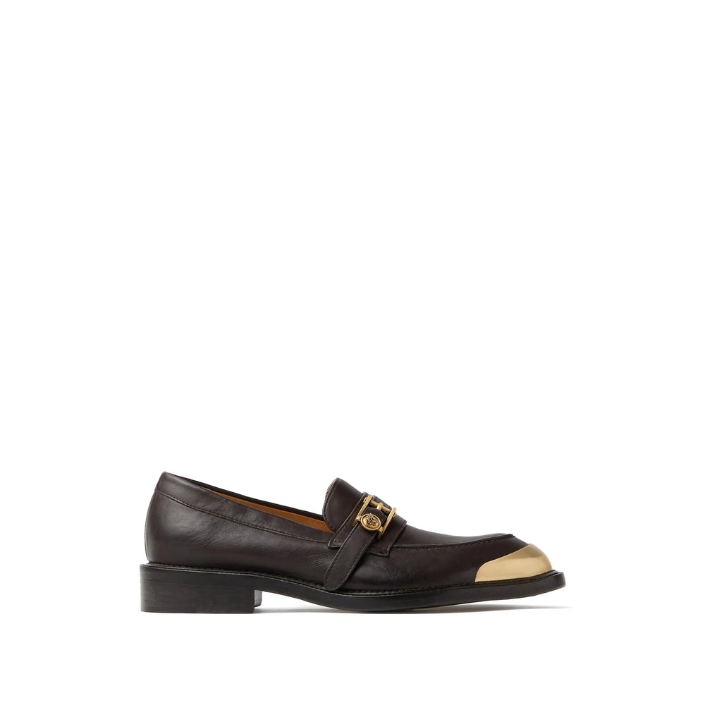 Versace Brown Loafers Women VERSACE