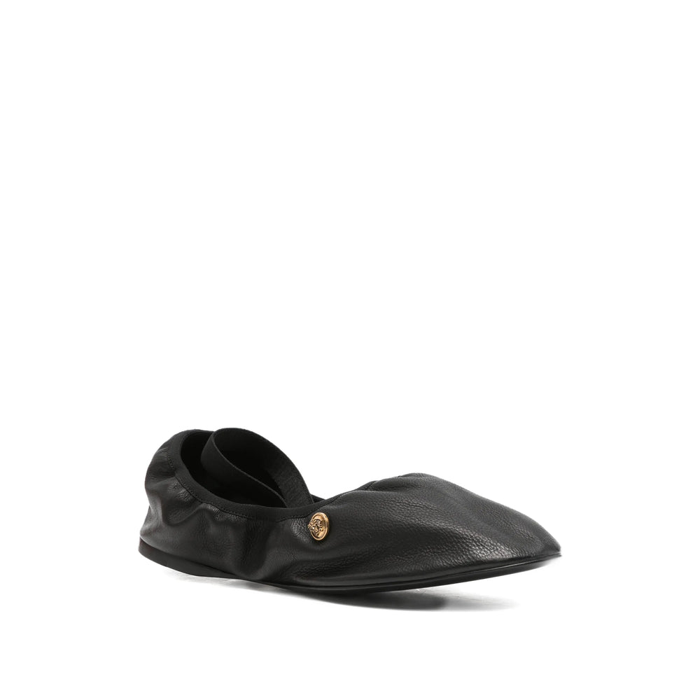 Versace Black Ballet Flats Women VERSACE