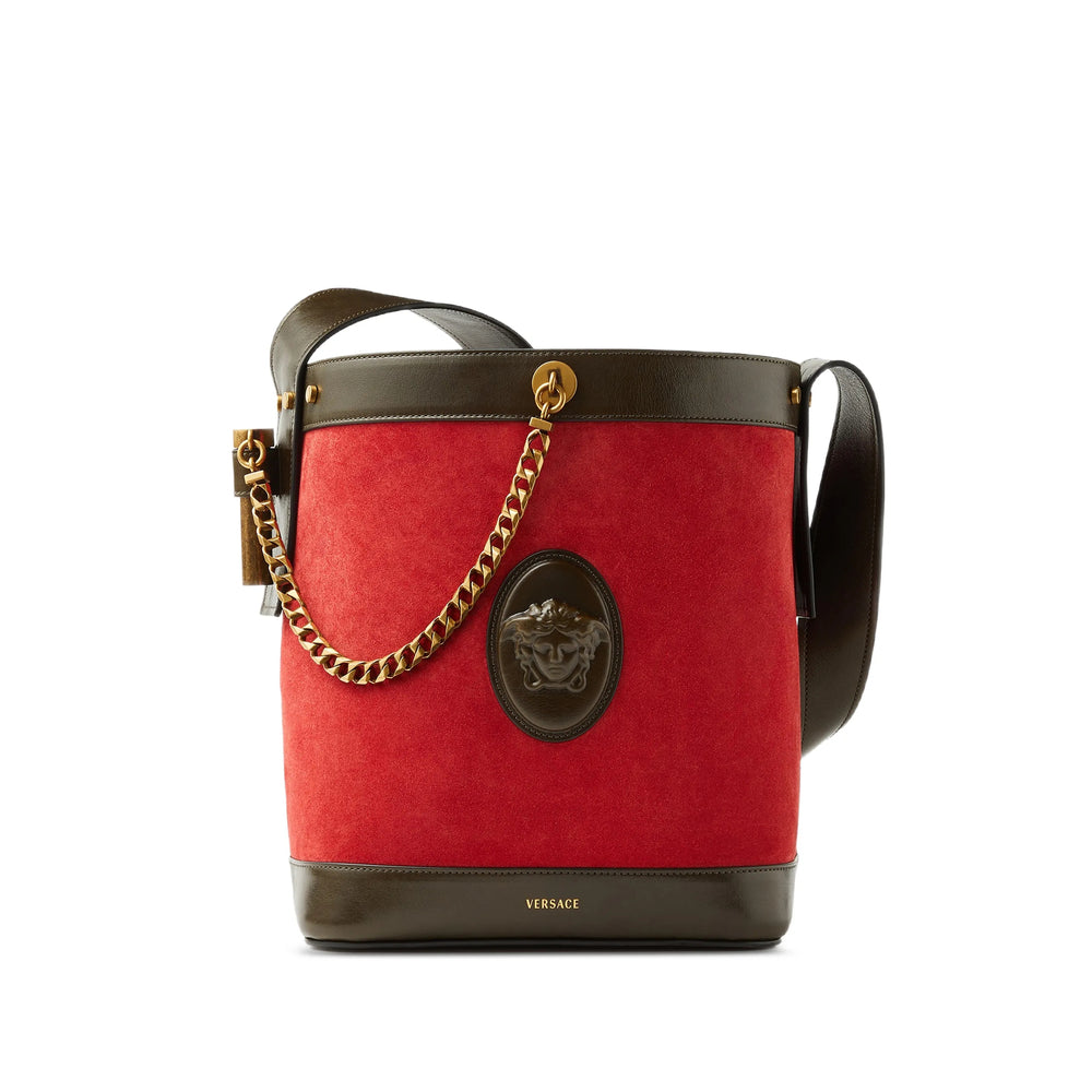 Versace Red Bucket Bags Women VERSACE