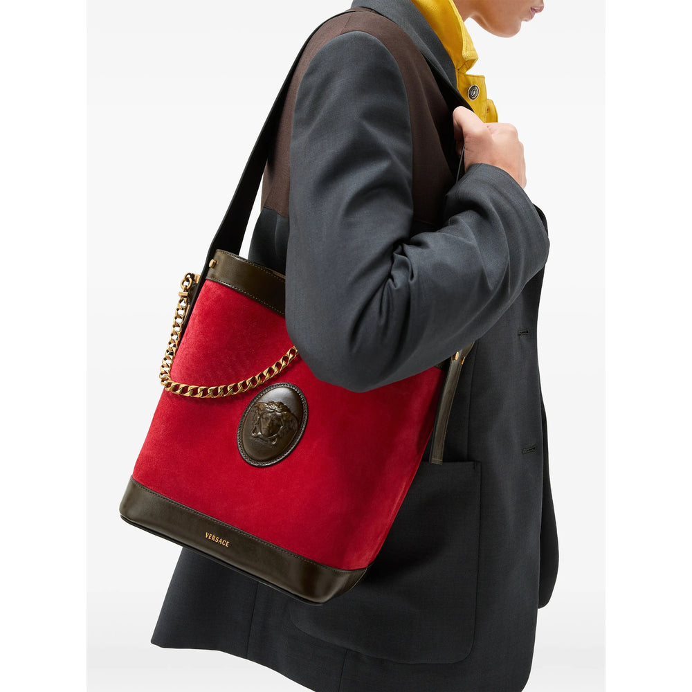 Versace Red Bucket Bags Women VERSACE