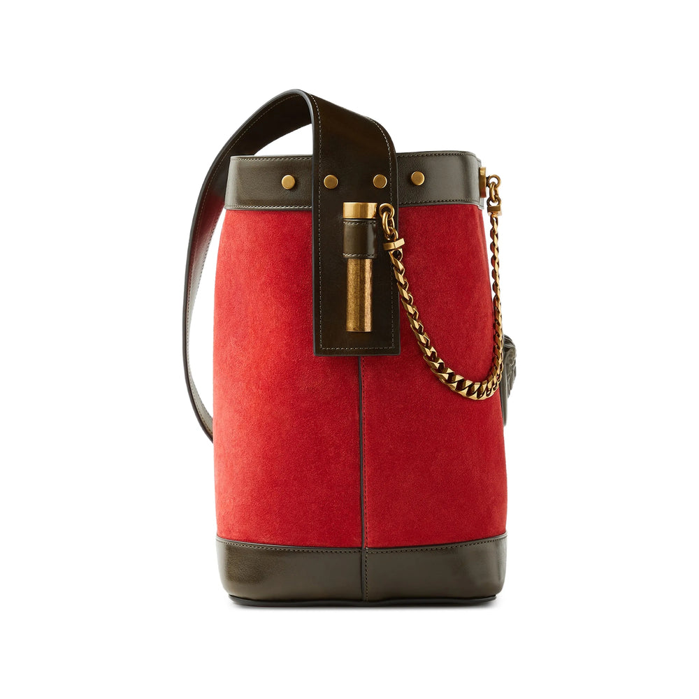 Versace Red Bucket Bags Women VERSACE