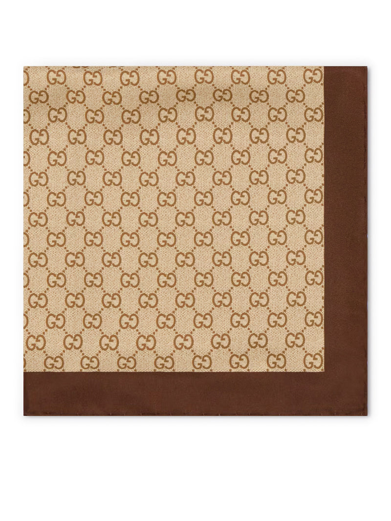 Gucci Women Printed Silk Twill Scarf GUCCI