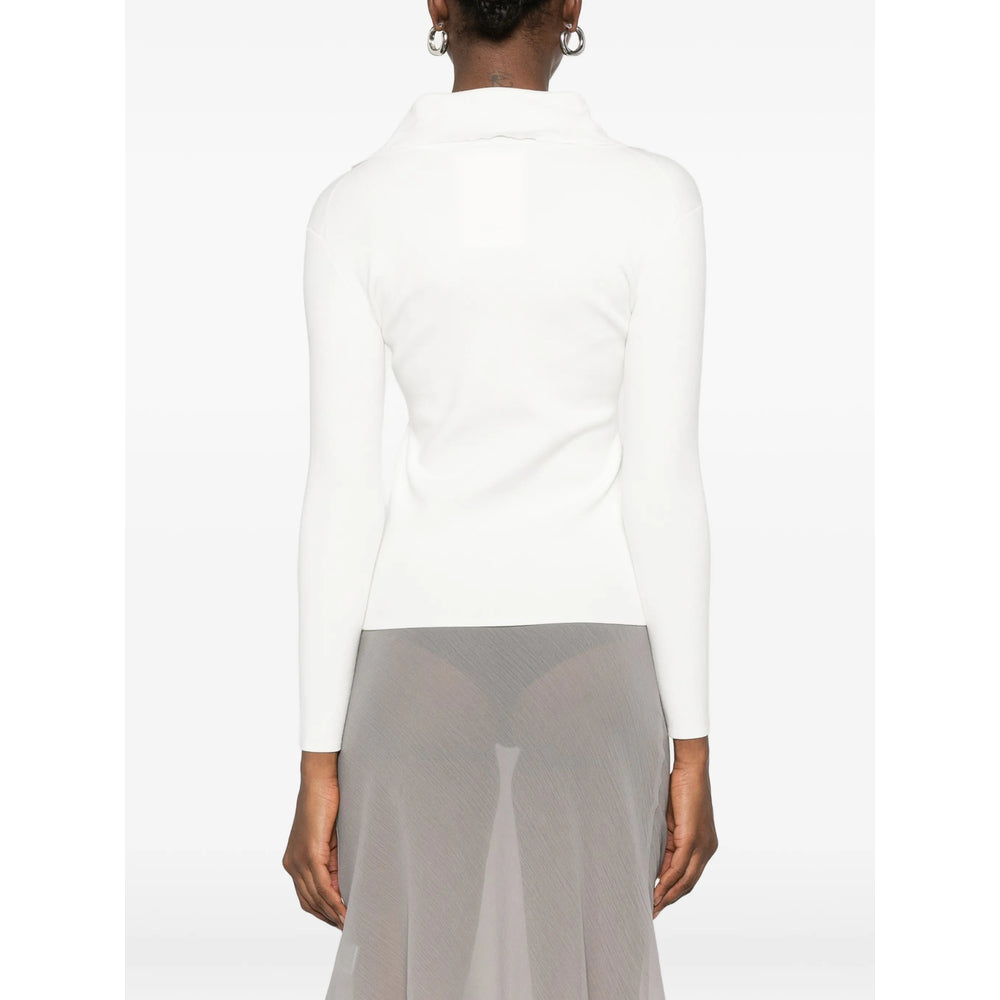 Toteme White Tops - Cardigans Women TOTEME