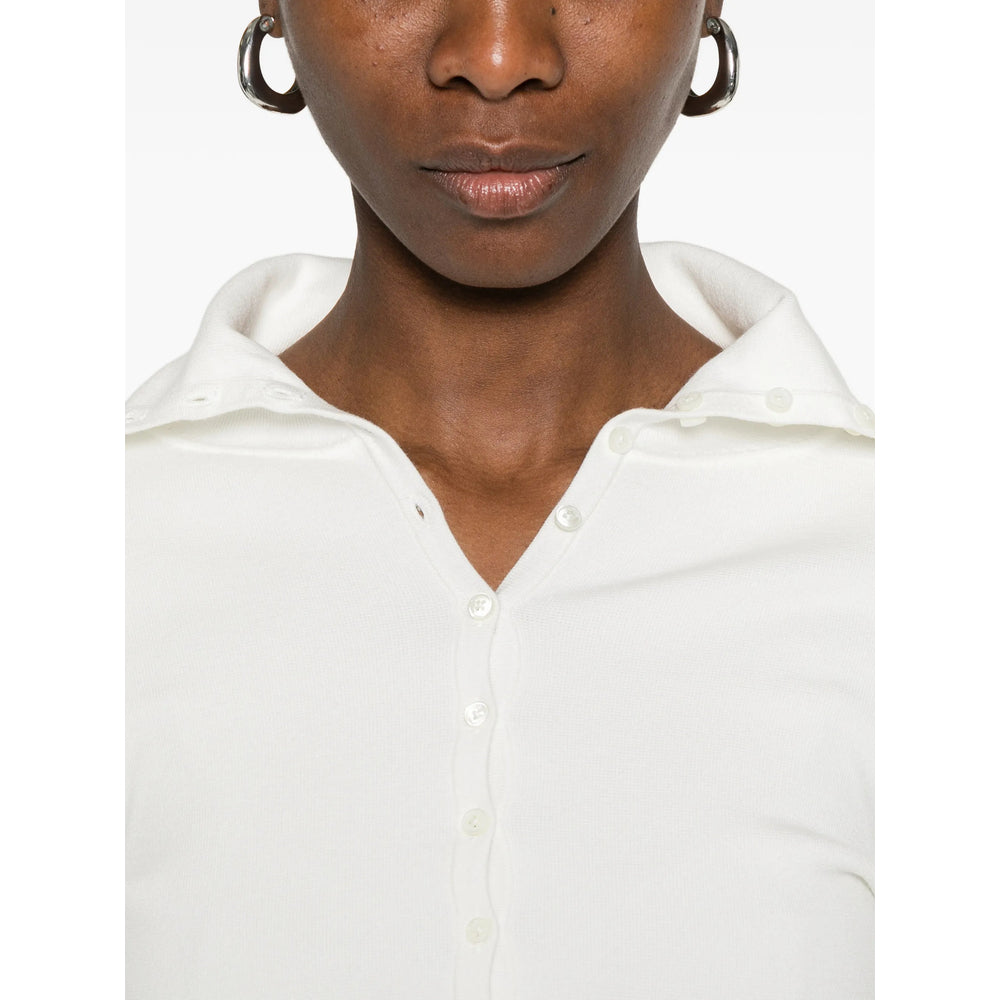 Toteme White Tops - Cardigans Women TOTEME