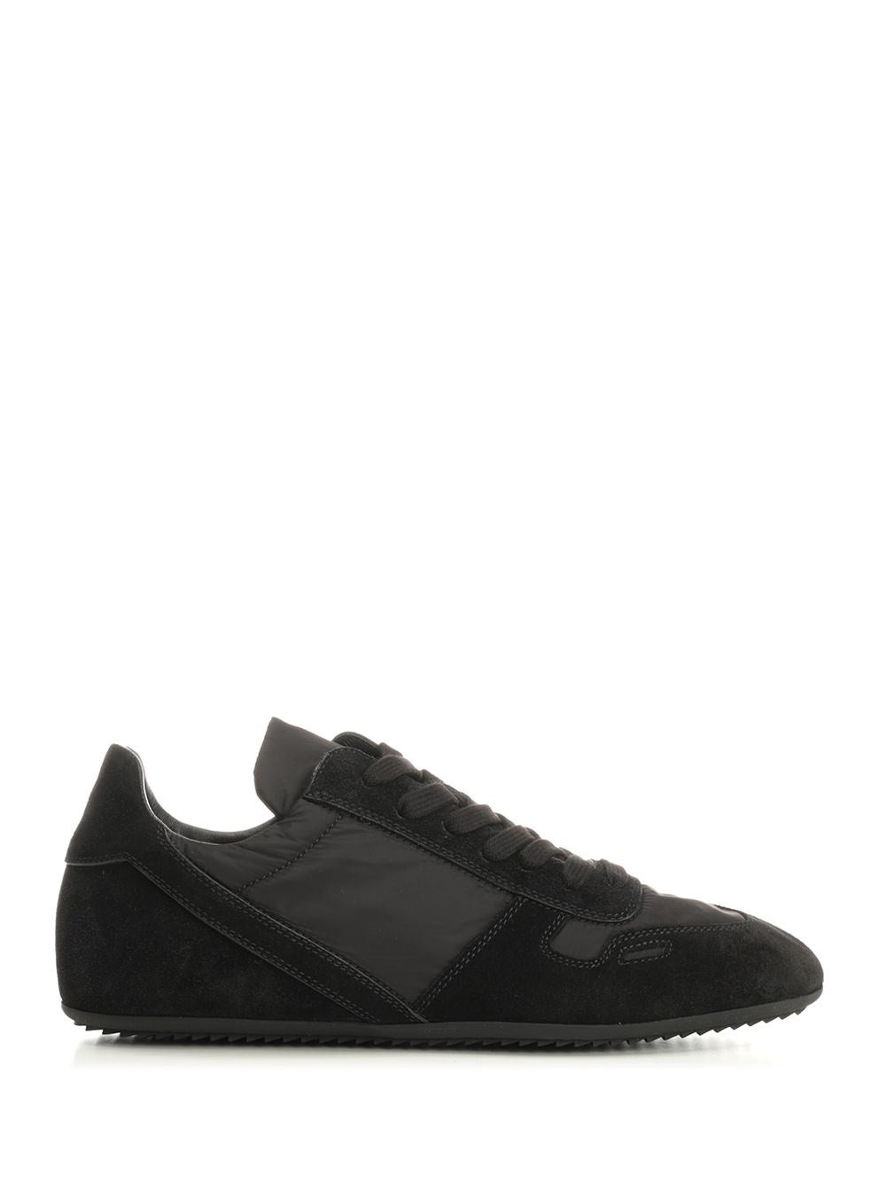 Rick Owens Men Minimal Sneakers With Suede RICK OWENS