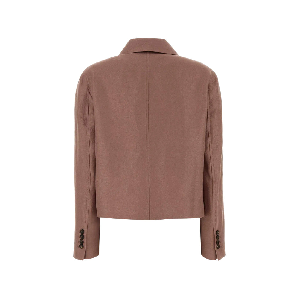 Brunello Cucinelli Pink Jackets - Cropped Jackets Women BRUNELLO CUCINELLI