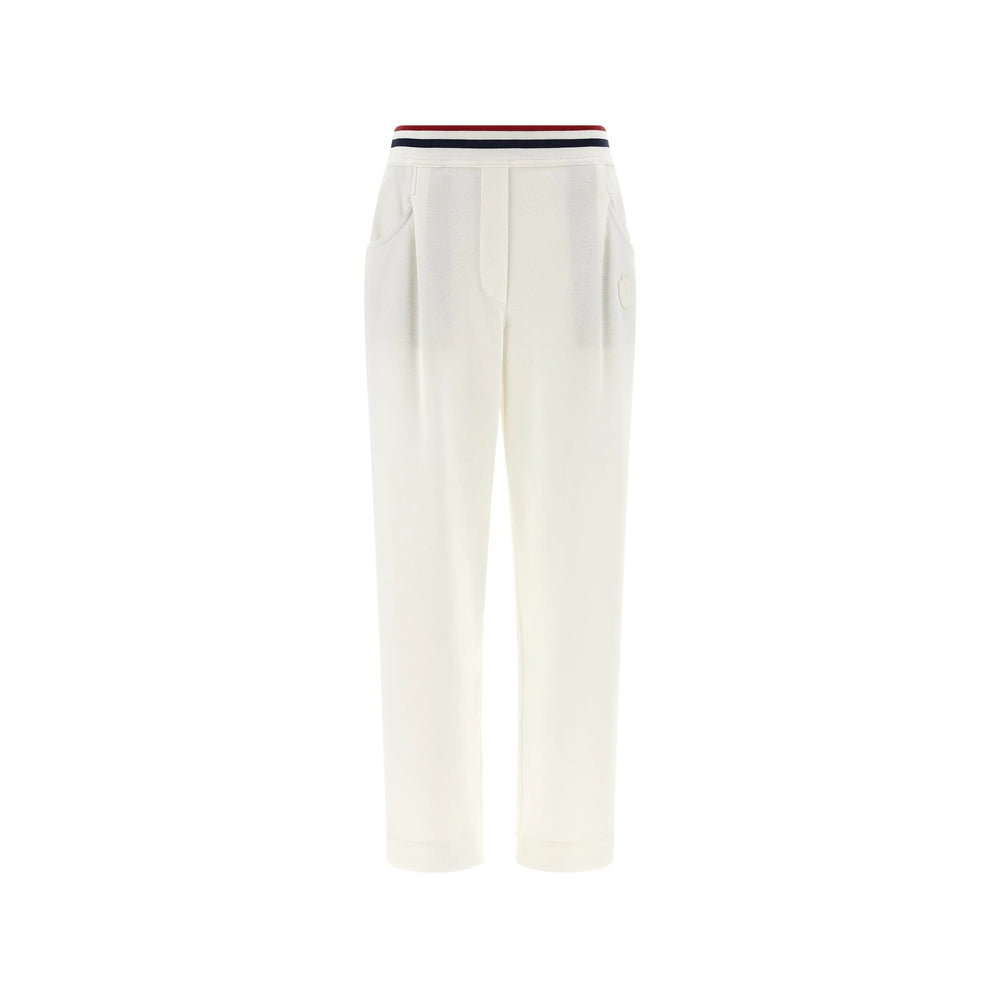 Brunello Cucinelli White Trousers - Tapered Trousers Women BRUNELLO CUCINELLI