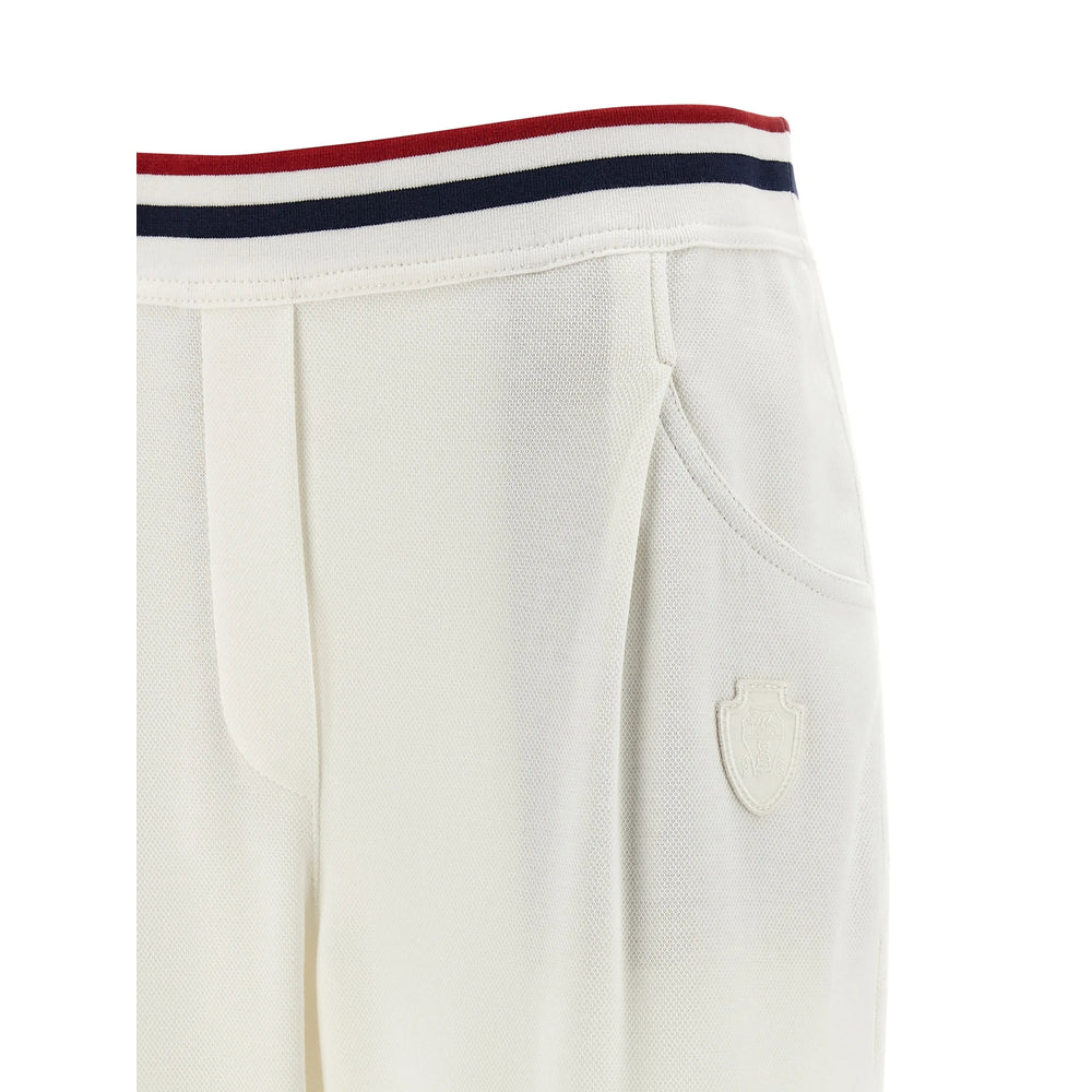 Brunello Cucinelli White Trousers - Tapered Trousers Women BRUNELLO CUCINELLI